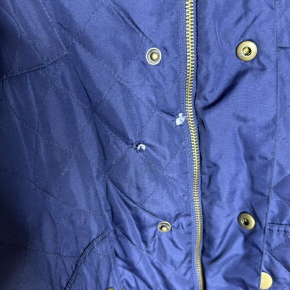 Boulder Creek Men's Navy Blue Lightweight Quilted Jacket, Corduroy Accents, 4XL - Picture 4 of 11